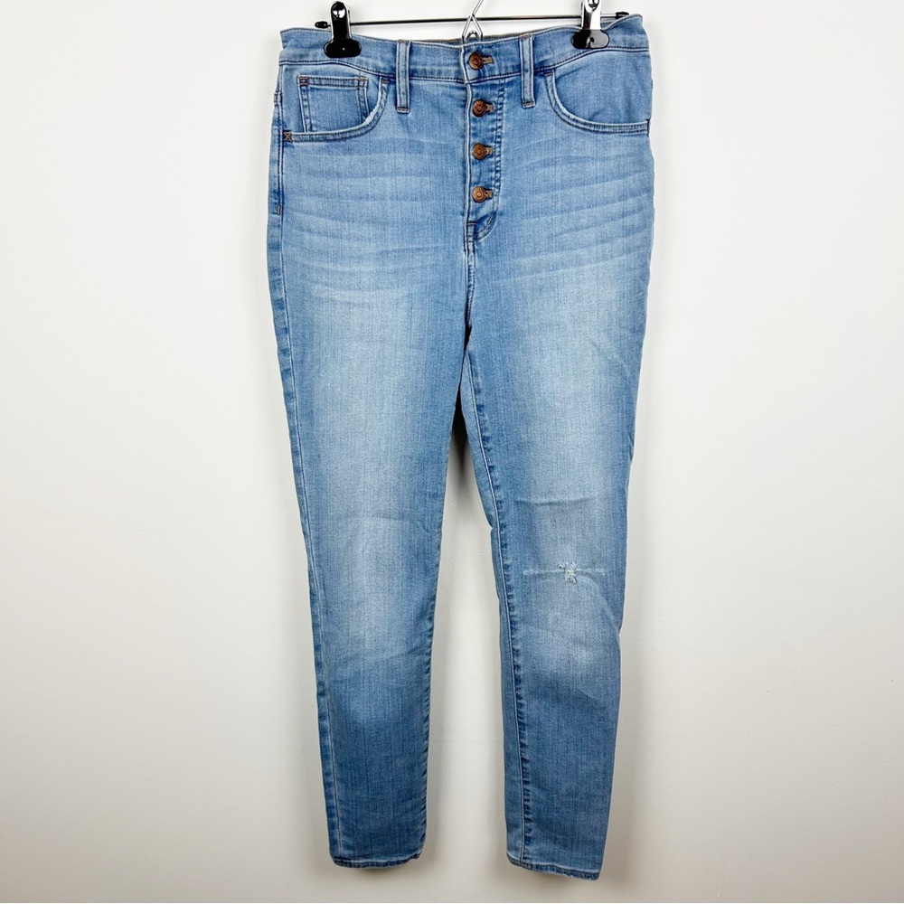 Madewell 11" High-Rise Roadtripper Jeans in Beckwith Wash Size 29